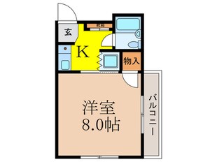 ハピネス茨木の物件間取画像